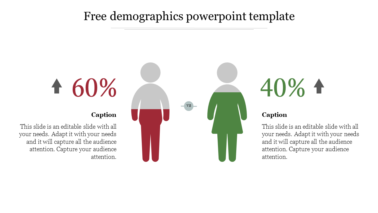 Free demographics powerpoint template